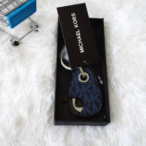 Michael Kors Harrison Bottle Opener Keyfob Blue